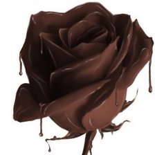 Оригинал схемы вышивки «шоколадная роза» (№327052)