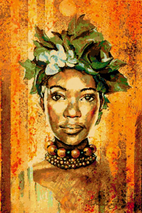 африканская красотка - девушка, африка - предпросмотр