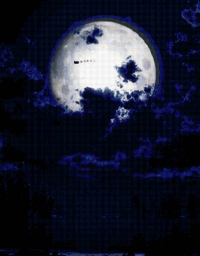 Луна - луна, ночь - предпросмотр