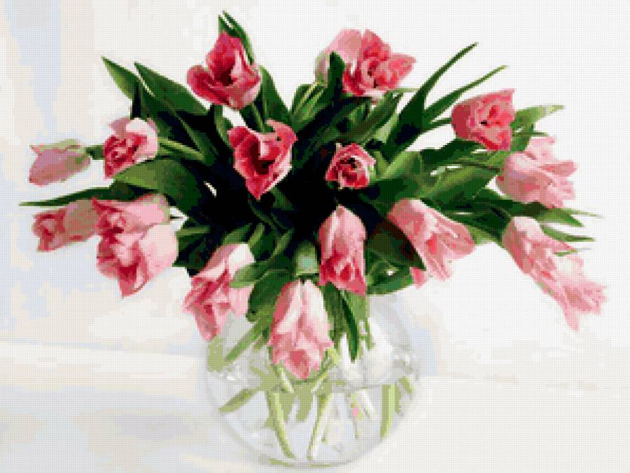 тюльпаны - тюльпаны, букет, цветы, натюрморт - предпросмотр