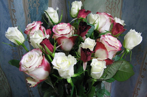 №335314 - цветы, розы, букет - оригинал