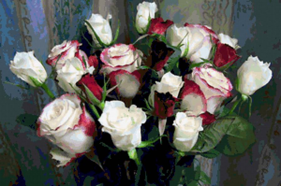 №335314 - цветы, букет, розы - предпросмотр