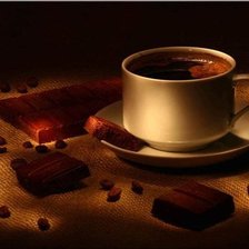 Оригинал схемы вышивки «Чашка кофе с шоколадом» (№336977)
