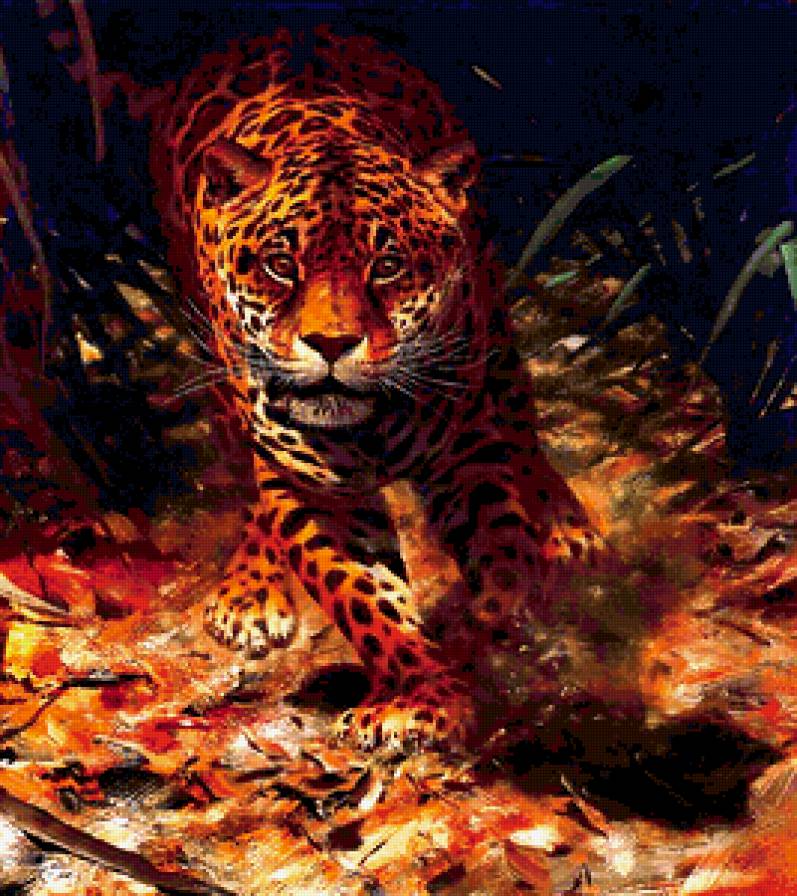 бегущий леопард - леопард, природа, хищник - предпросмотр