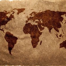 Оригинал схемы вышивки «карта мира» (№337276)