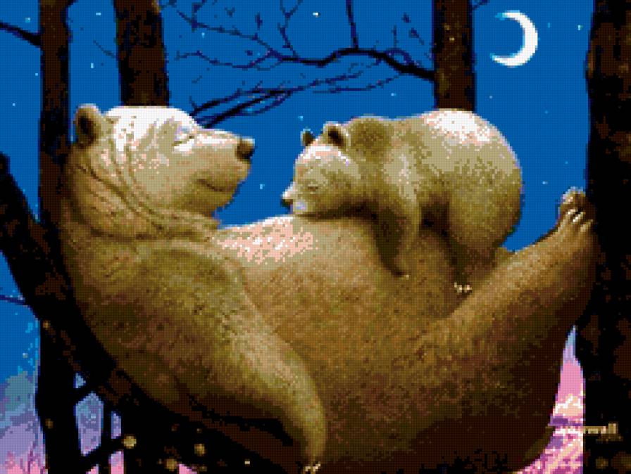 мишки - сон детская медведи мишки - предпросмотр