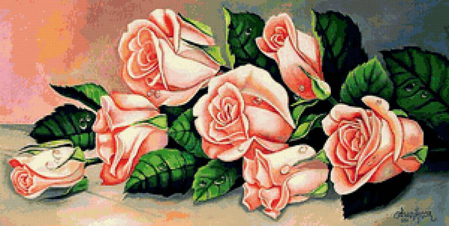 Розы - розы, цветы, букет - предпросмотр