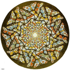 Оригинал схемы вышивки «Эшер. Мир бабочек» (№338643)
