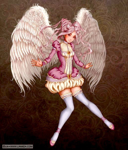 девушка-ангел - аниме - оригинал