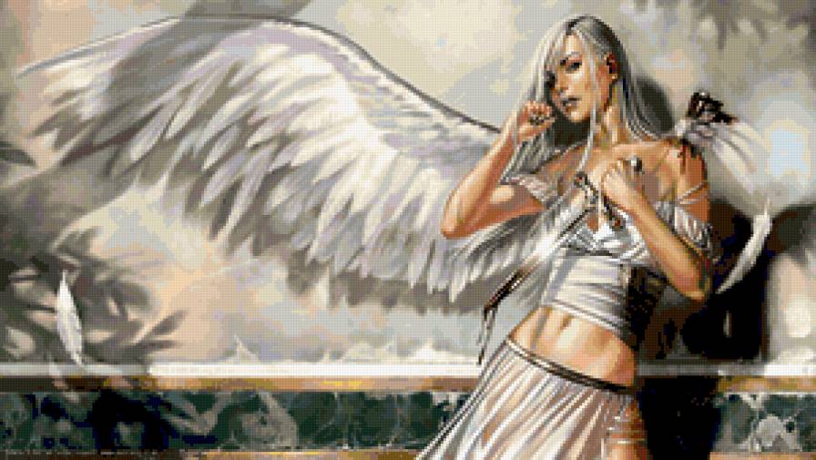 падший ангел - крылья, девушка, ангел - предпросмотр