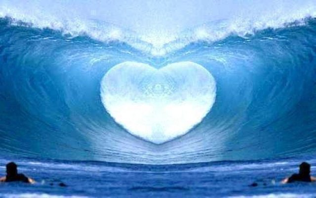 Сердце - сердце, волна, море, любовь - оригинал