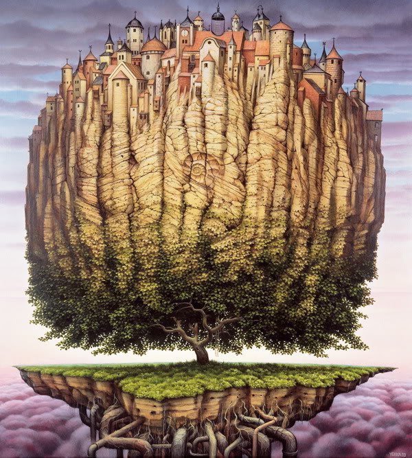 дерево мыслей - замок, дворец, дерево - оригинал