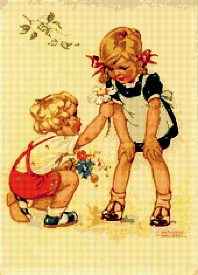 старые открытки (1) - дети, открытки - предпросмотр