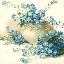 Оригинал схемы вышивки «цветы в вазе» (№345154)
