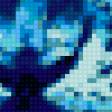 Предпросмотр схемы вышивки «синий тигр» (№346461)