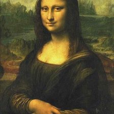 Оригинал схемы вышивки «Мона Лиза» (№346727)