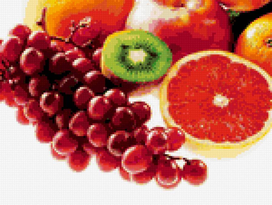 фрукты - натюрморт, фрукты - предпросмотр