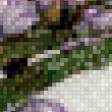 Предпросмотр схемы вышивки «колибри на цветах» (№347373)