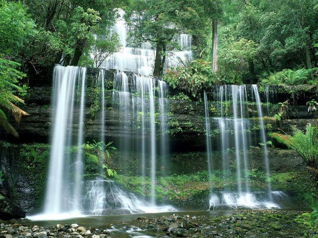водопад - природа, пейзаж - оригинал