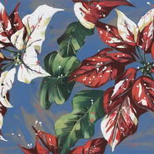 Оригинал схемы вышивки «Рождественский цветок, louise Mizen» (№350292)