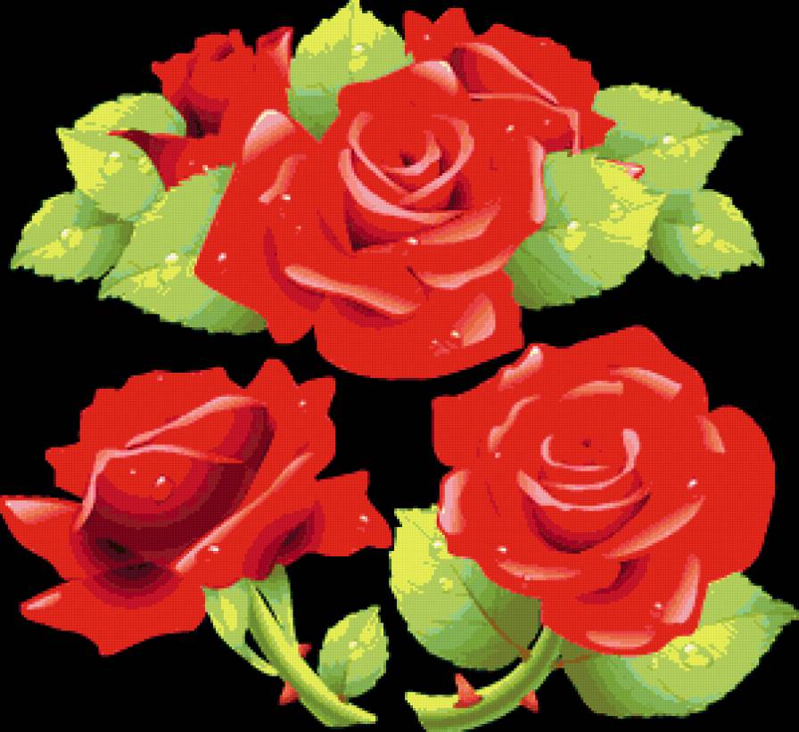 №351481 - цветы, на черном, цветок, подушка, роза, розы - предпросмотр