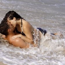 Оригинал схемы вышивки «серия "поцелуй на пляже"» (№352563)