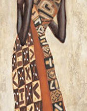 Оригинал схемы вышивки «Африканская  девушка» (№353770)