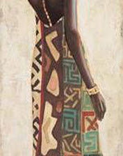 Оригинал схемы вышивки «Африканская  девушка» (№353774)