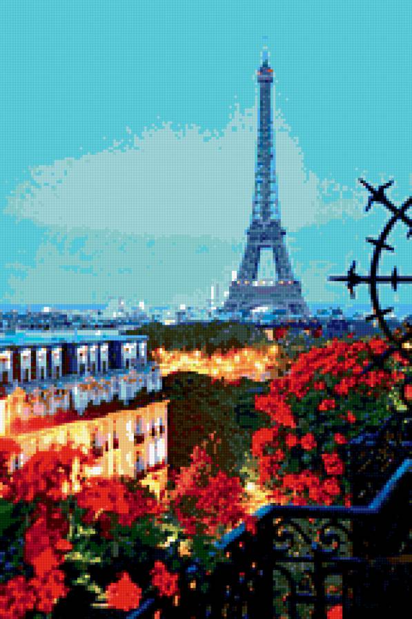 Париж - париж, эйфелевая башня - предпросмотр