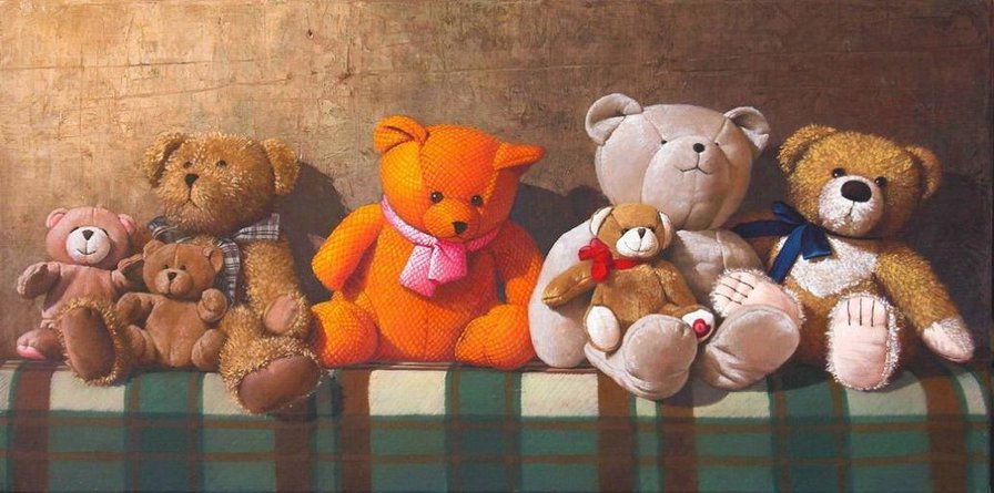 Игрушки-медвежатки - медвежата игрушки - оригинал
