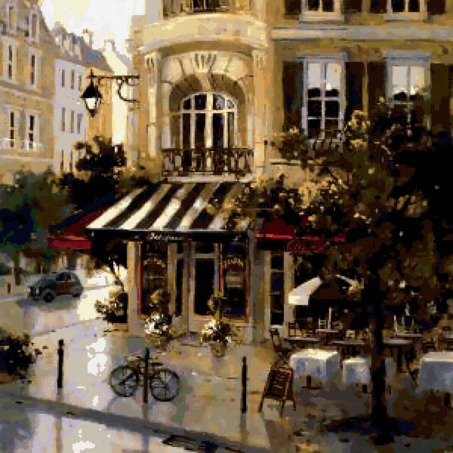 Кафе в Париже - предпросмотр