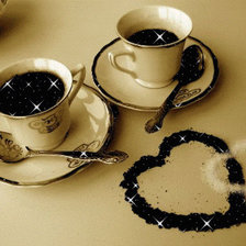 Оригинал схемы вышивки «кофе» (№357343)