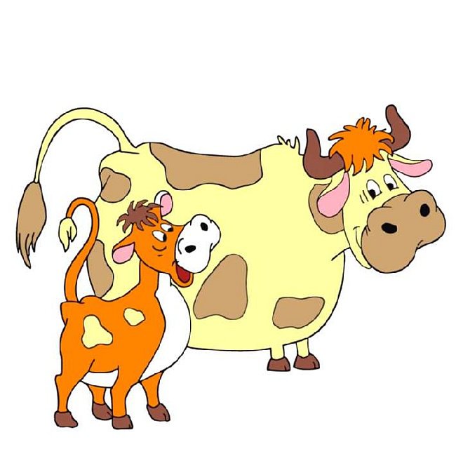 коровки - детям, теленок, мультик, простоквашино, детство, гаврюша, корова - оригинал