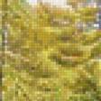 Предпросмотр схемы вышивки «Пейзаж, лес, березы» (№361468)