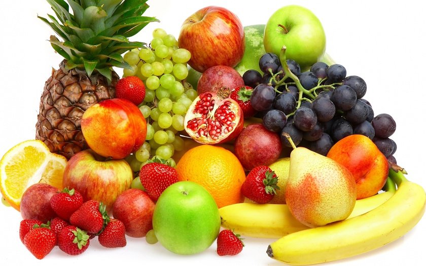 свежие фрукты - кухня, фрукты, натюрморт - оригинал