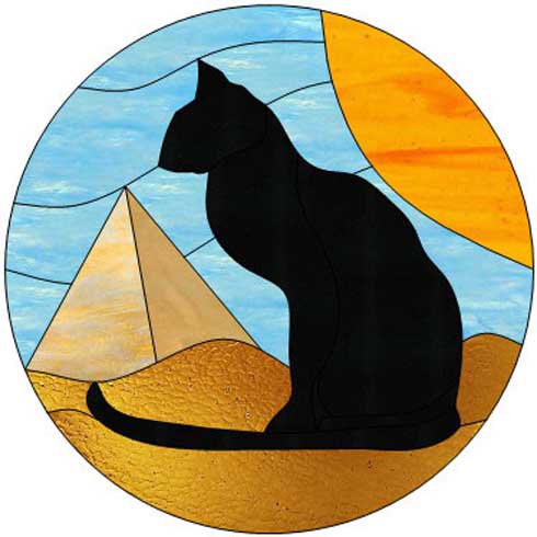 кошка - пирамида, ласка, египет, зверь, кашка, кошки, кот - оригинал
