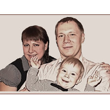 Оригинал схемы вышивки «семейное фото» (№362694)