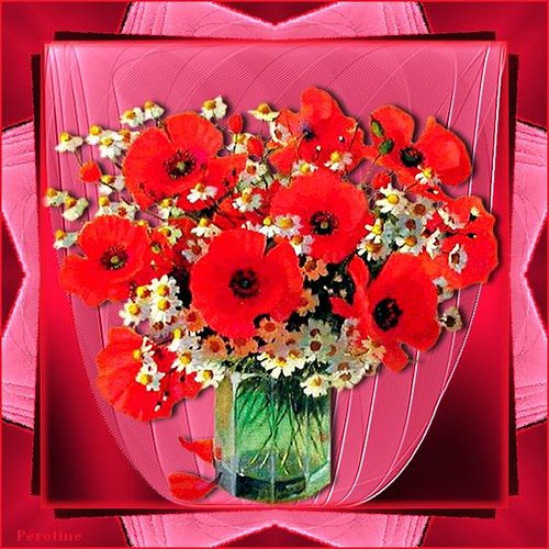 №363357 - подушка, цветы, букет, натюрморт - оригинал