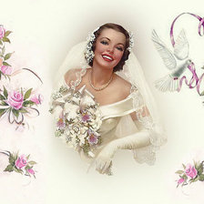 Оригинал схемы вышивки «Невеста» (№363401)