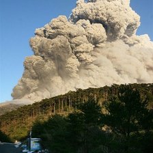 Схема вышивки «Извержение вулкана»