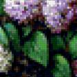 Предпросмотр схемы вышивки «Натюрморт, цветы, сирень, фрукты» (№364060)