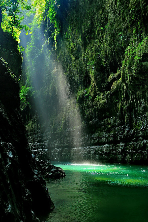 водопад - водопад, природа - оригинал