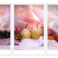 Схема вышивки «триптих-фрукты»