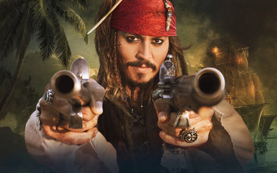 Джек Воробей - пираты карибского моря - оригинал