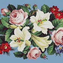 Оригинал схемы вышивки «цветы» (№368155)