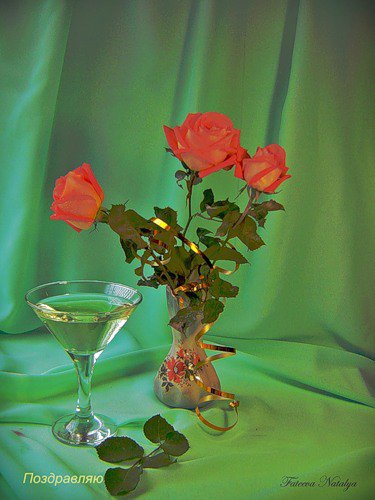 №370198 - вино, букет, цветы, натюрморт - оригинал