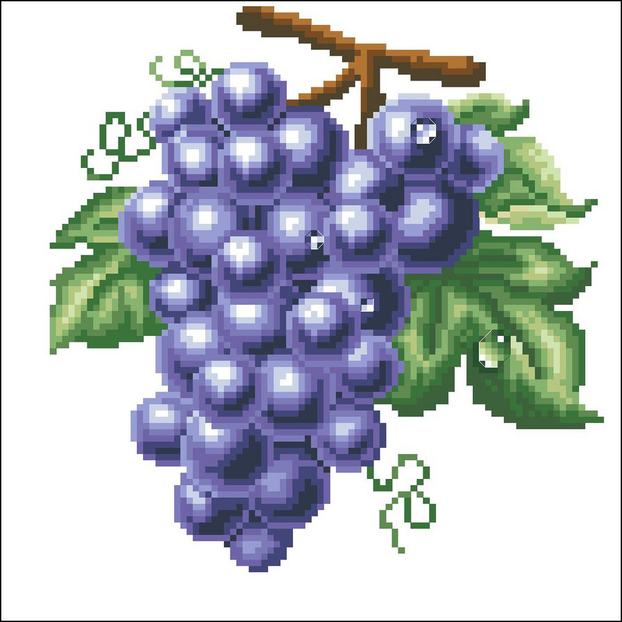 виноград - для кухни, панно, фрукты, виноград - оригинал