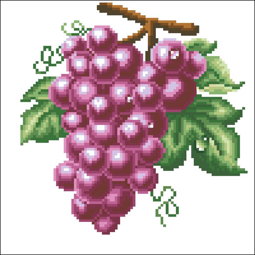 виноград - виноград, фрукты, панно, для кухни - оригинал