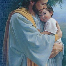 Оригинал схемы вышивки «Иисус с младенцем» (№373622)