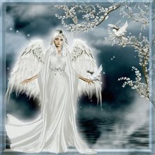 Схема вышивки «ангел»